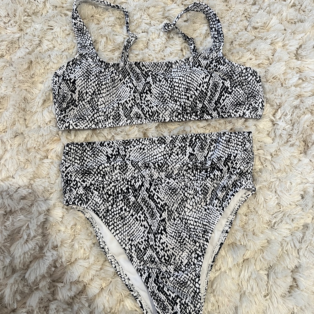Snakeskin Bathing Suit